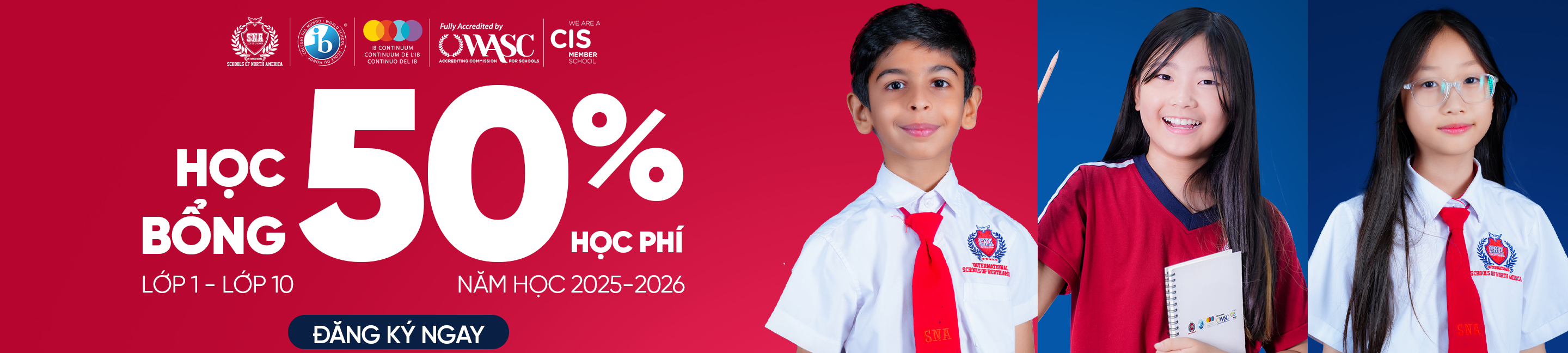 học bổng trường quốc tế sna