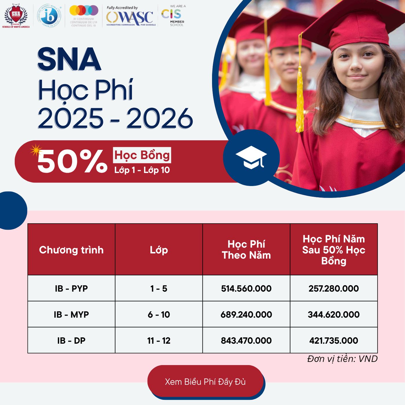 học phí sna