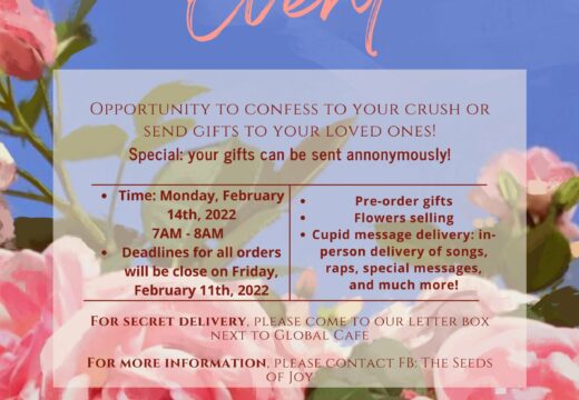 SỰ KIỆN VALENTINE TỔ CHỨC BỞI HỘI HỌC SINH SNA