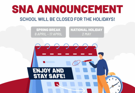 SPRING BREAK ANNOUNCEMENT 2022